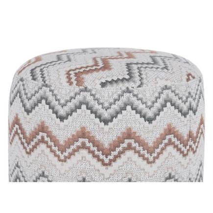 Coco Maison BeautiQ - Lush poef - rond 42 cm Koper